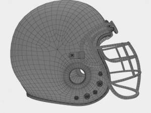 football helmet 3D Model