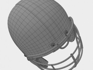 football helmet Modèle 3D