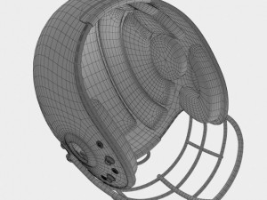 football helmet Modèle 3D