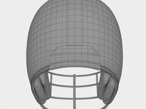 football helmet Modèle 3D