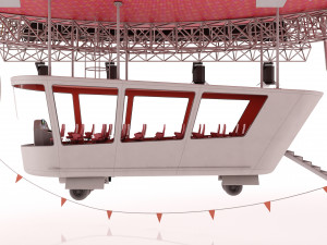 Advertising zeppelin coca-cola 3D Модель