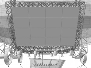 Advertising zeppelin coca-cola 3D Модель