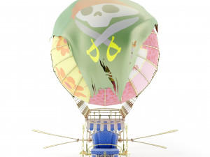 Zeppelin Steampunk 3D Модель