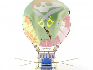 Zeppelin Steampunk 3D Model