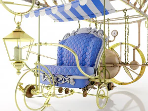 Zeppelin Steampunk 3D Model