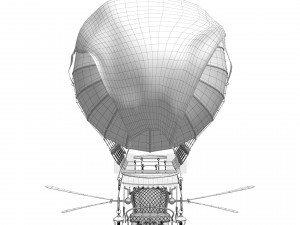 Zeppelin Steampunk 3D Модель