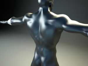 generic superhero 3D Model