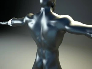 generic superhero 3D Model