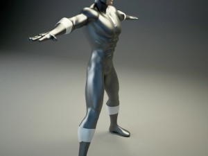 generic superhero 3D Model