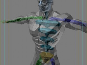 generic superhero 3D Model