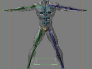 generic superhero 3D Model