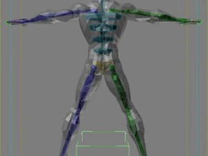 generic superhero 3D Model