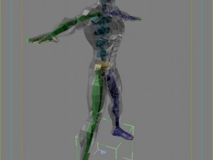 generic superhero 3D Model
