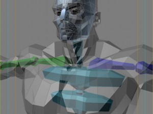 generic superhero 3D Model