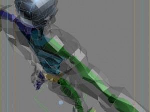 generic superhero 3D Model