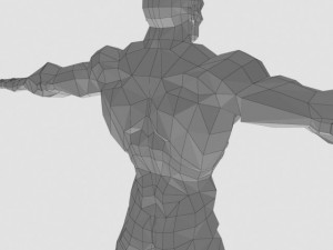 generic superhero 3D Model