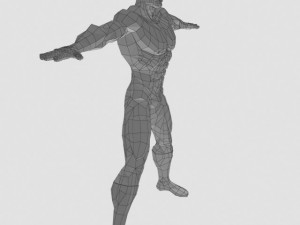 generic superhero 3D Model