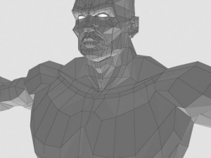 generic superhero 3D Model