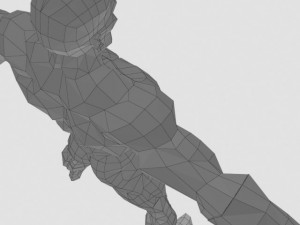 generic superhero 3D Model