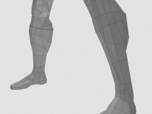 generic superhero 3D Model