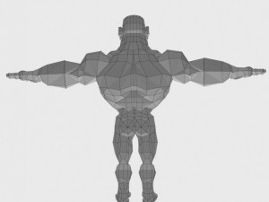 generic superhero cartoon 3D Model