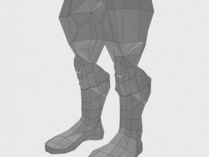 generic superhero cartoon 3D Model