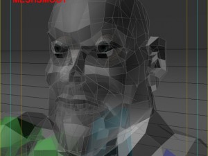 generic superhero cartoon 3D Model