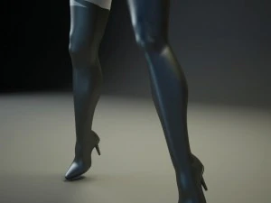 generic woman superhero 3D Model