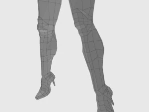 generic woman superhero 3D Model