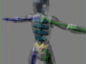 generic woman superhero 3D Model