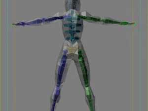 generic woman superhero 3D Model