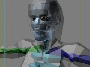 generic woman superhero 3D Modell