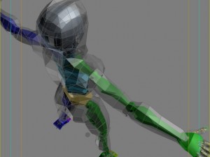 generic woman superhero 3D Modell
