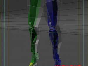 generic female superhero cartoon 3D Model