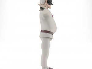 Pulcinella carnival mask 3D Model