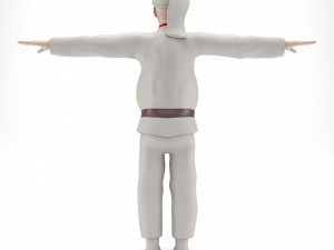 Pulcinella carnival mask 3D Model
