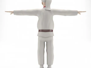 Pulcinella carnival mask 3D Model