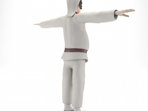 Pulcinella carnival mask 3D Model