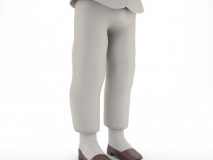 Pulcinella carnival mask 3D Model