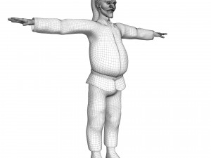 Pulcinella carnival mask 3D Model