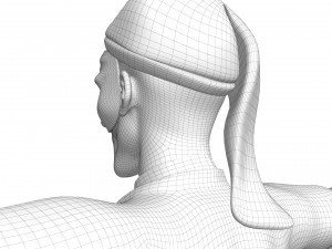 Pulcinella carnival mask 3D Model
