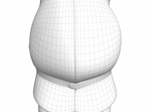 Pulcinella carnival mask 3D Model