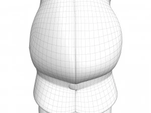 Pulcinella carnival mask 3D Model