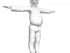 Pulcinella carnival mask 3D Model
