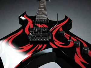 bc rich warlock 3D Model