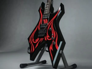bc rich warlock 3D Model