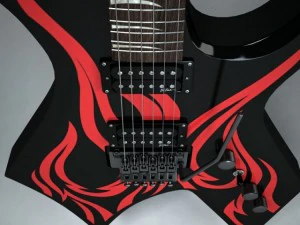 bc rich warlock 3D Model