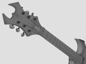 bc rich warlock 3D Model
