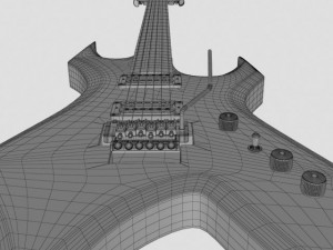 bc rich warlock Modelo 3D