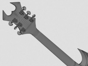 bc rich warlock Modelo 3D